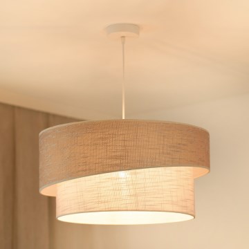 Brilagi - Luster na sajli DOVER SHINE 1xE27/15W/230V prečnik 50 cm siva/krem