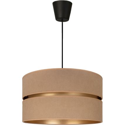 Brilagi - Luster na sajli DUO-DUO 1xE27/60W/230V, prečnik 40 cm, bež/zlatna