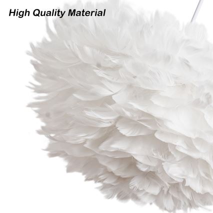 BRILAGI - Luster na sajli FEATHER 3xE27/40W/230V Ø 50 cm bela