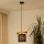Brilagi - Luster na sajli FOREST 1xE27/15W/230V borovina/crna