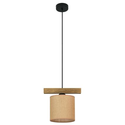 Brilagi - Luster na sajli FOREST 1xE27/15W/230V borovina/smeđa/crna