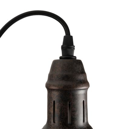 BRILAGI - Luster na sajli FORGE 1xE27/60W/230V prečnik 22 cm braon