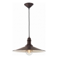 Brilagi - Luster na sajli FORGE 1xE27/60W/230V prečnik 36 cm crni