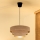Brilagi - Luster na sajli LUNETA 1xE27/60W/230V Ø 40 cm bež/zlatna