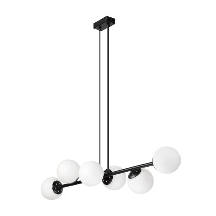 Brilagi - Luster na sajli MALONY 6xE14/20W/230V crni