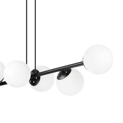 Brilagi - Luster na sajli MALONY 6xE14/20W/230V crni
