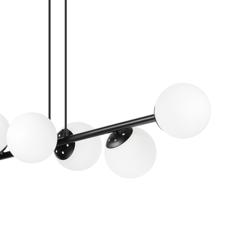 Brilagi - Luster na sajli MALONY 6xE14/20W/230V crni