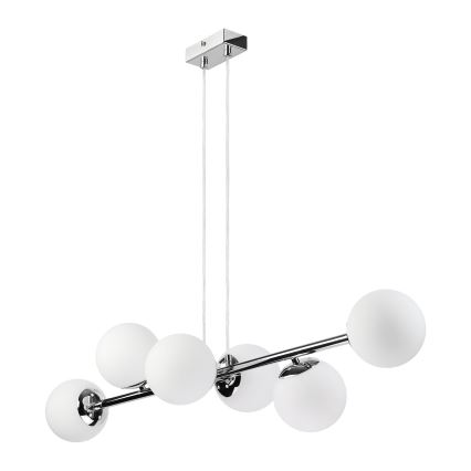 Brilagi - Luster na sajli MALONY 6xE14/20W/230V sjajni hrom