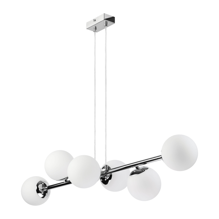 Brilagi - Luster na sajli MALONY 6xE14/20W/230V sjajni hrom