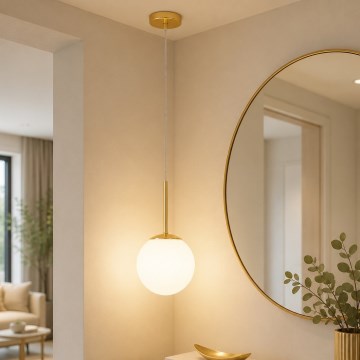 Brilagi - Luster na sajli MILO 1xE27/60W/230V zlatna