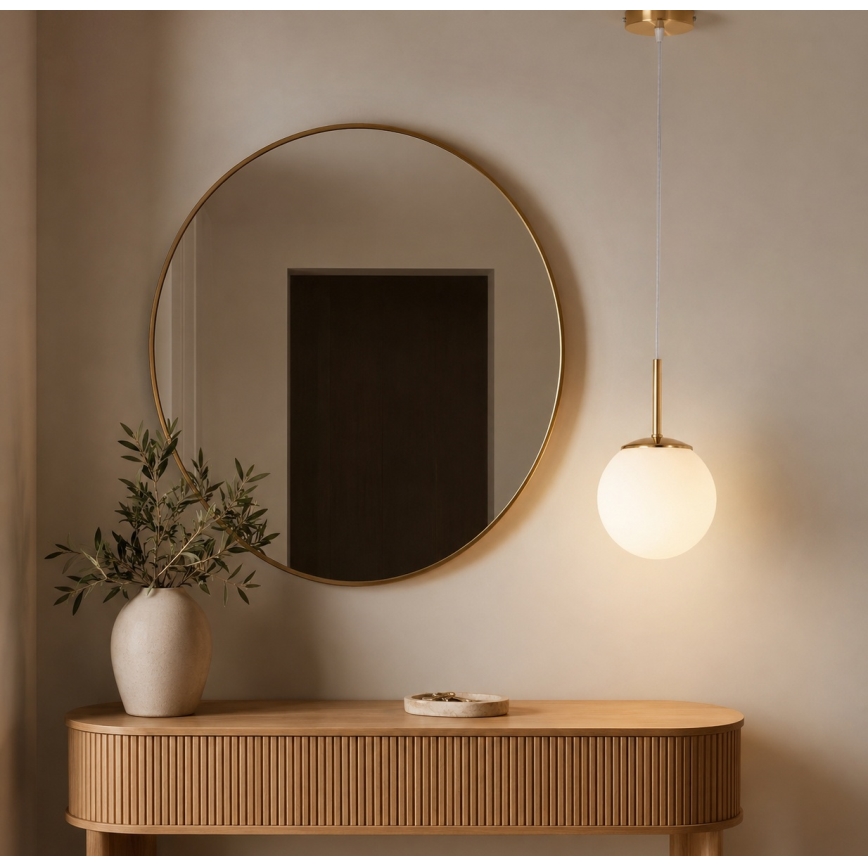 BRILAGI - Luster na sajli MILO 1xE27/60W/230V zlatna