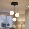 Brilagi - Luster na sajli MILO 3xE27/60W/230V crna