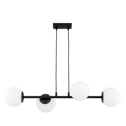 Brilagi - Luster na sajli MILO 4xE27/60W/230V crna
