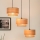 Brilagi - Luster na sajli MONTANA BOHO 3xE27/15W/230V braon/crna