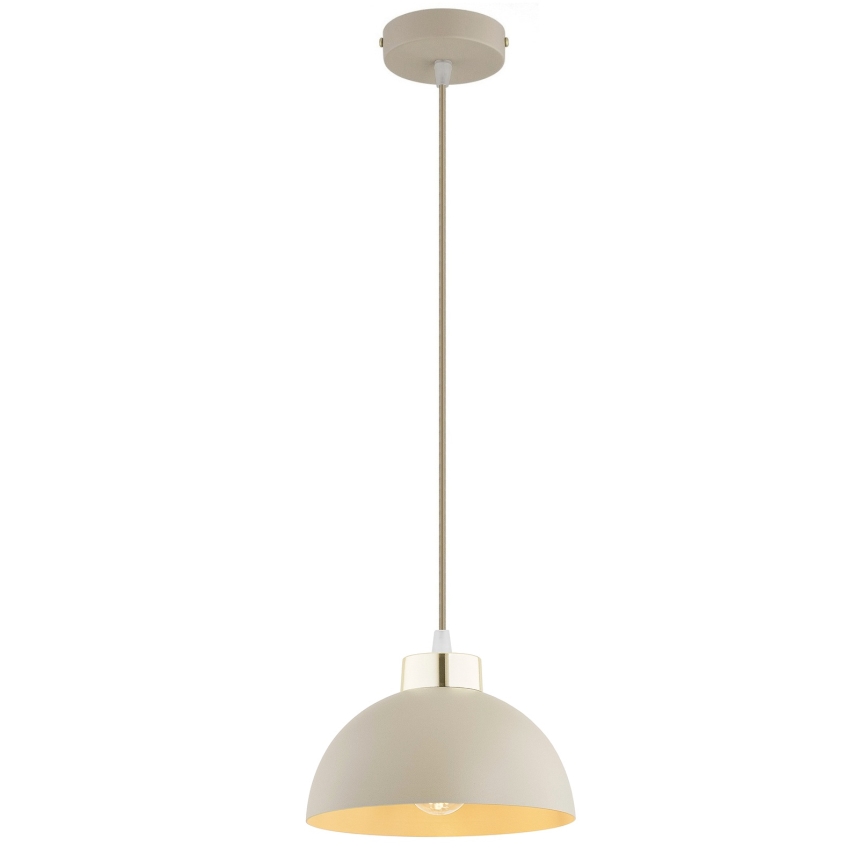 Brilagi - Luster na sajli MOON 1xE27/60W/230V prečnik 18 cm bež/zlatna