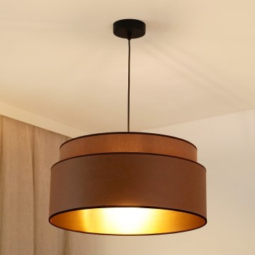 Brilagi - Luster na sajli OREGON VEGE 1xE27/15W/230V prečnik 45 cm braon