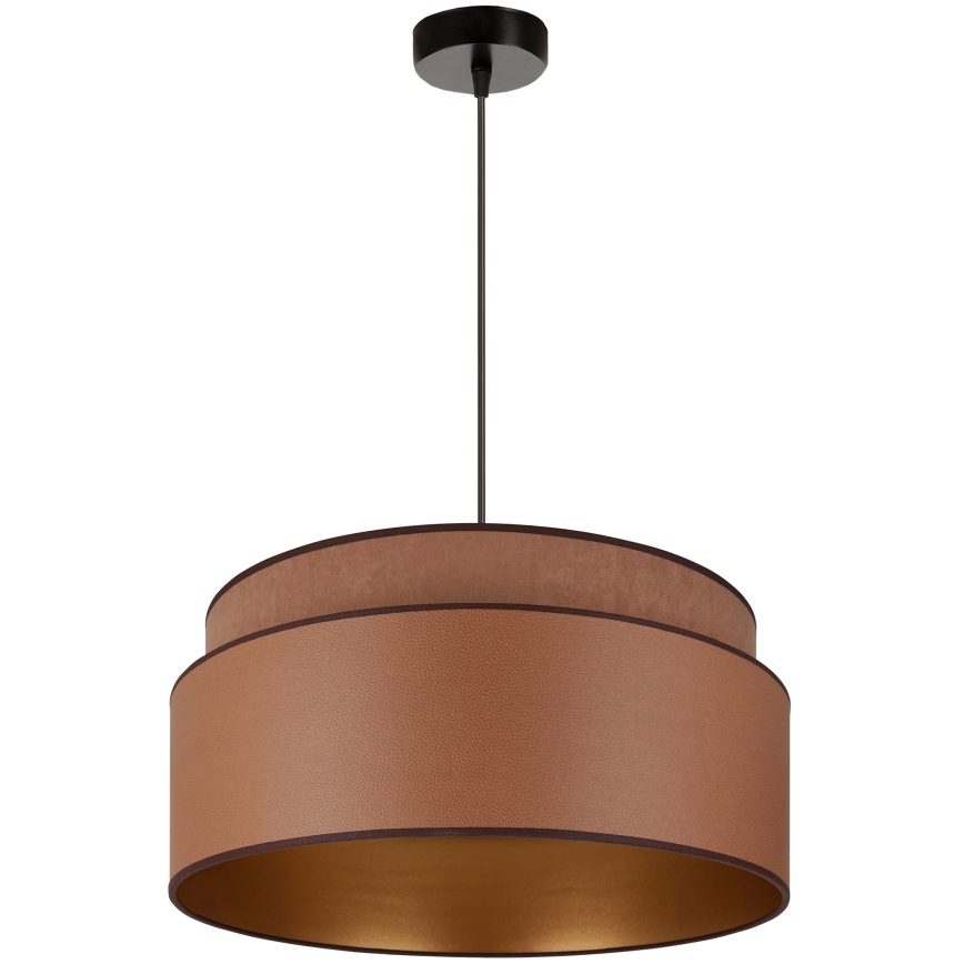 Brilagi - Luster na sajli OREGON VEGE 1xE27/15W/230V prečnik 45 cm braon