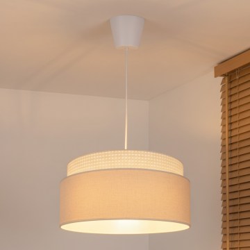 Brilagi - Luster na sajli PADOVA 1xE27/60W/230V, prečnik 40 cm, krem