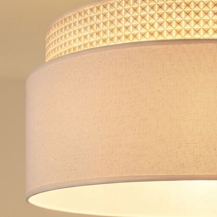 BRILAGI - Luster na sajli PADOVA 1xE27/60W/230V, prečnik 40 cm, krem