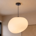 BRILAGI - Luster na sajli PEBBLES 1xE27/40W/230V prečnik 40 cm crna