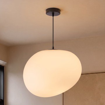 BRILAGI - Luster na sajli PEBBLES 1xE27/40W/230V prečnik 40 cm crna