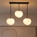 BRILAGI - Luster na sajli PEBBLES 3xE27/40W/230V crna