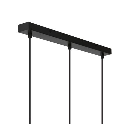 BRILAGI - Luster na sajli PEBBLES 3xE27/40W/230V crna