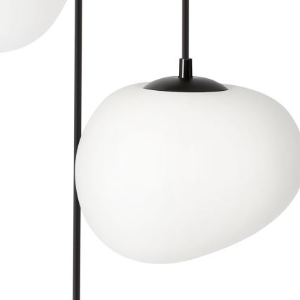 BRILAGI - Luster na sajli PEBBLES 3xE27/40W/230V prečnik 42 cm crna