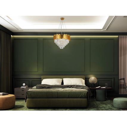 Brilagi - Luster na sajli PLAZA 9xE14/40W/230V Ø 60 cm