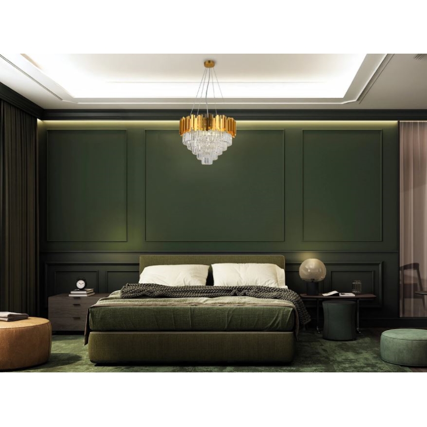 Brilagi - Luster na sajli PLAZA 9xE14/40W/230V Ø 60 cm