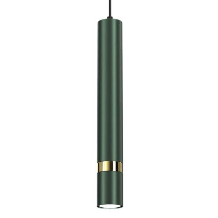 Brilagi - Luster na sajli POKER 1xGU10/25W/230V zelena/zlatna