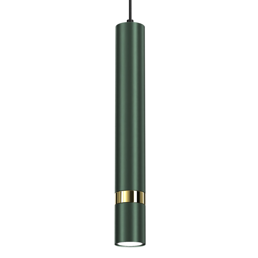 Brilagi - Luster na sajli POKER 1xGU10/25W/230V zelena/zlatna