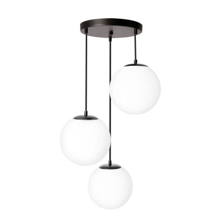 BRILAGI - Luster na sajli POLOS 3xE27/40W/230V prečnik 42 cm crna