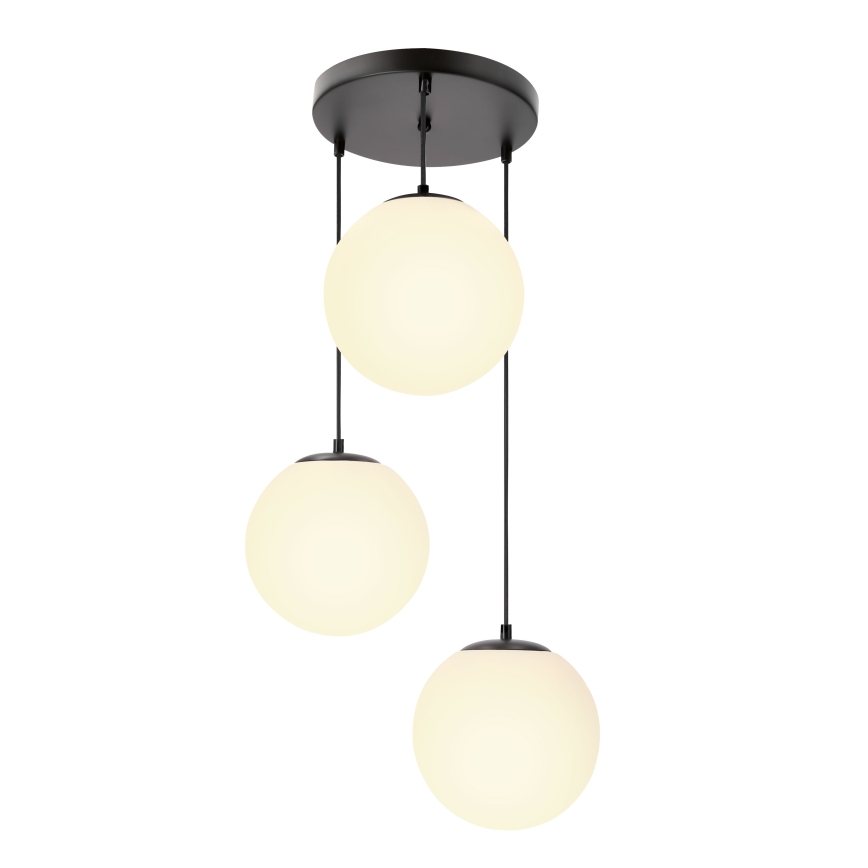 BRILAGI - Luster na sajli POLOS 3xE27/40W/230V prečnik 42 cm crna