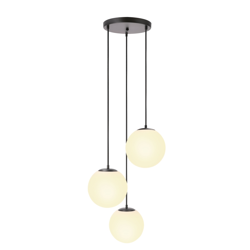 BRILAGI - Luster na sajli POLOS 3xE27/40W/230V prečnik 42 cm crna