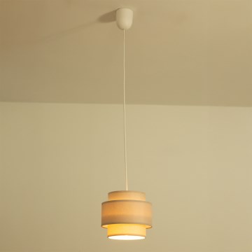 Brilagi - Luster na sajli RESNA 1xE27/60W/230V, prečnik 20 cm, bež
