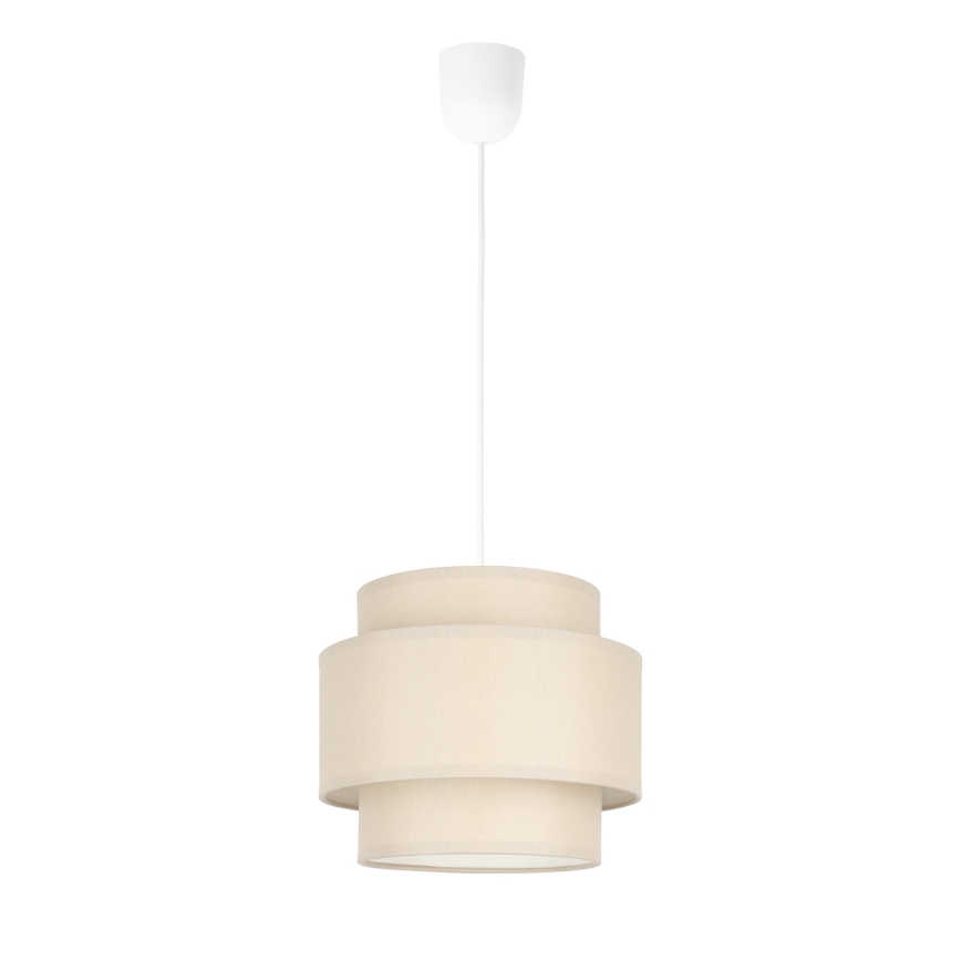 Brilagi - Luster na sajli RESNA 1xE27/60W/230V, prečnik 20 cm, bež