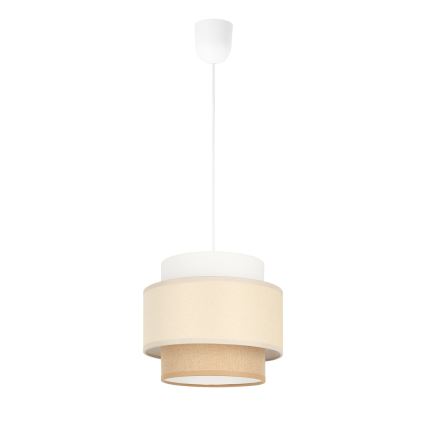 Brilagi - Luster na sajli RESNA 1xE27/60W/230V prečnik 20 cm krem/bež