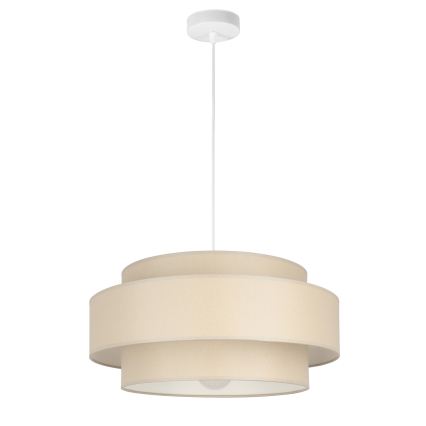 Brilagi - Luster na sajli RESNA 1xE27/60W/230V prečnik 40 cm bež