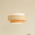 Brilagi - Luster na sajli RESNA 1xE27/60W/230V prečnika 40 cm krem/bež