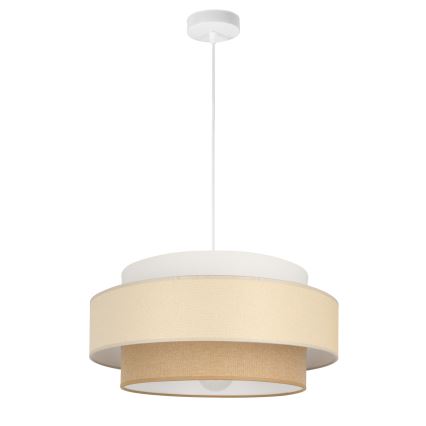 Brilagi - Luster na sajli RESNA 1xE27/60W/230V prečnika 40 cm krem/bež