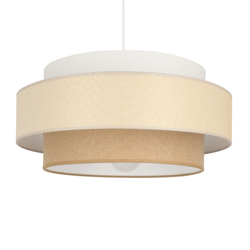 Brilagi - Luster na sajli RESNA 1xE27/60W/230V prečnika 40 cm krem/bež