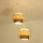 Brilagi - Luster na sajli RESNA 2xE27/60W/230V prečnik 30 cm bež/crna