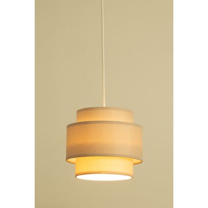 Brilagi - Luster na sajli RESNA 2xE27/60W/230V prečnik 30 cm bež