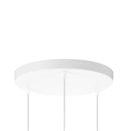 Brilagi - Luster na sajli RESNA 3xE27/60W/230V prečnik 45 cm bež/crna