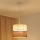 Brilagi - Luster na sajli ROYAL YUTE 1xE27/15W/230V Ø 25 cm bež/krem