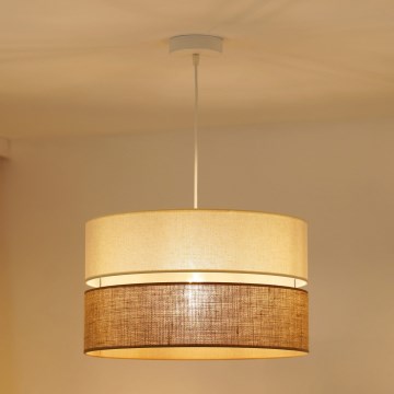 Brilagi - Luster na sajli ROYAL YUTE 1xE27/15W/230V Ø 40 cm bež/krem