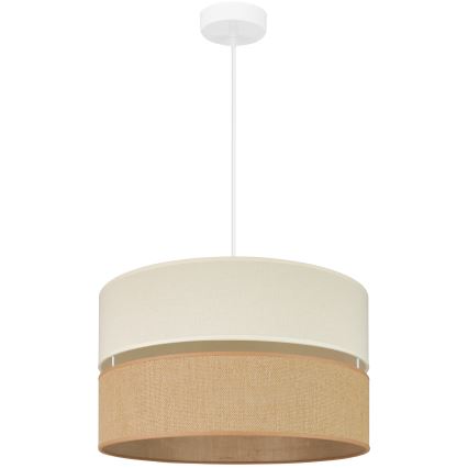 Brilagi - Luster na sajli ROYAL YUTE 1xE27/15W/230V Ø 40 cm bež/krem