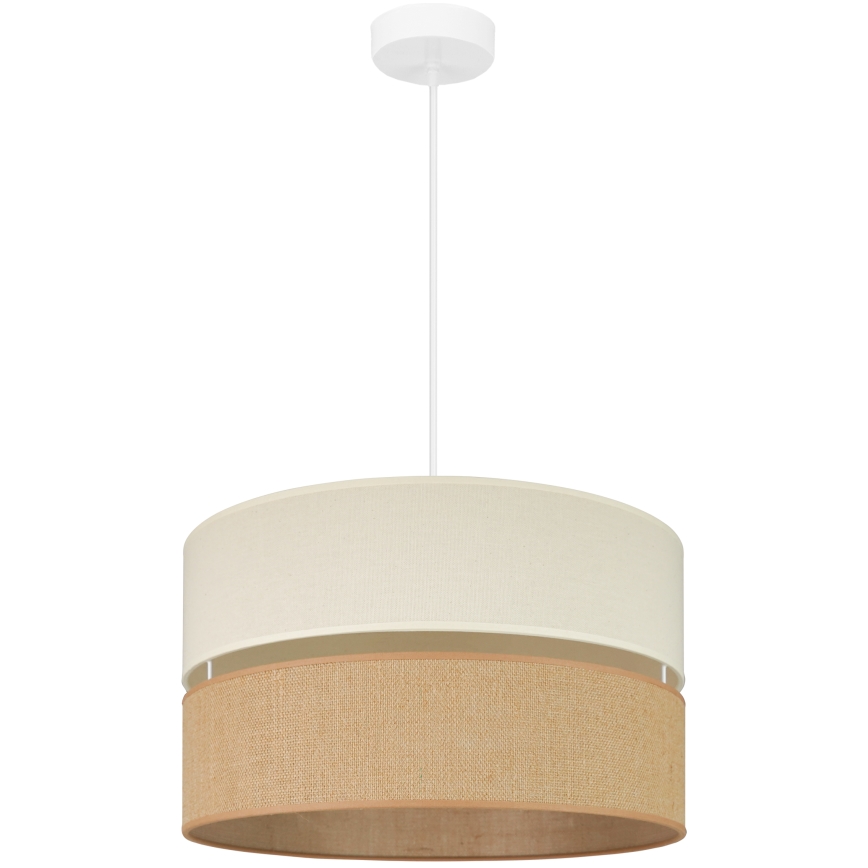 Brilagi - Luster na sajli ROYAL YUTE 1xE27/15W/230V Ø 40 cm bež/krem
