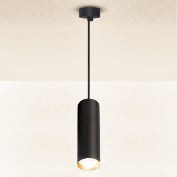 Brilagi - Luster na sajli SELE 1xGU10/30W/230V crna/zlatna